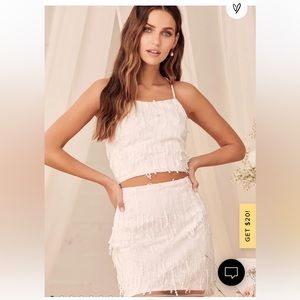 Two-piece mini dress